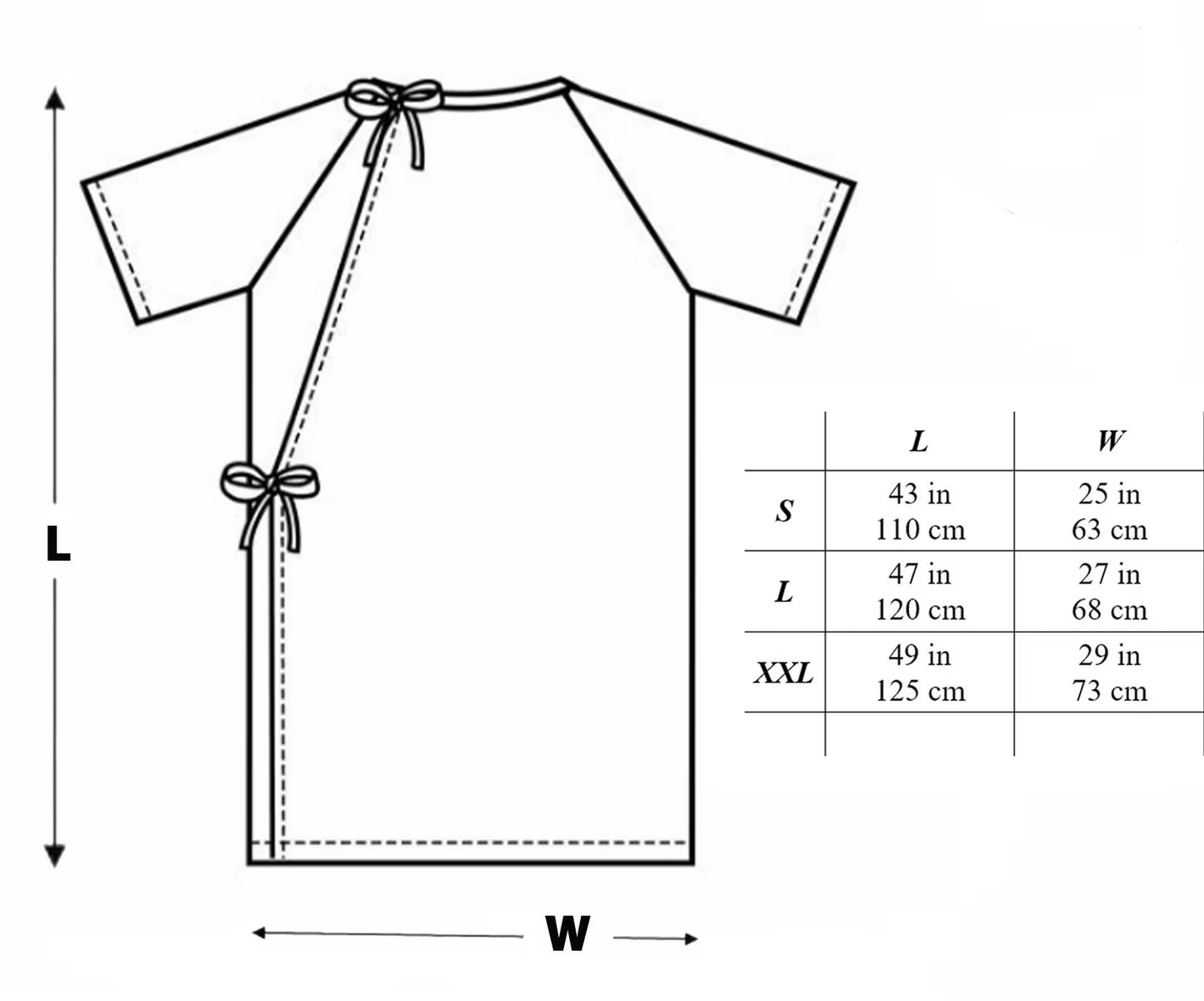 Easy Dress Hospital Gown